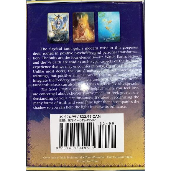 The Good Tarot by Colette Baron-Reid 78-Card Deck and Guidebook 3.5"x5" Cards - Picture 4 of 4